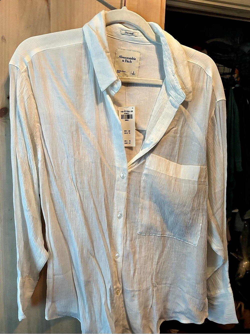 Abercrombie & Fitch Button Down White Small